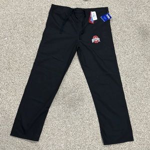 NWT Landau Ohio State University Scrub Bottoms